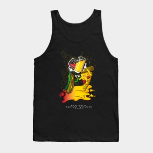 pizza and hotdog Tank Top